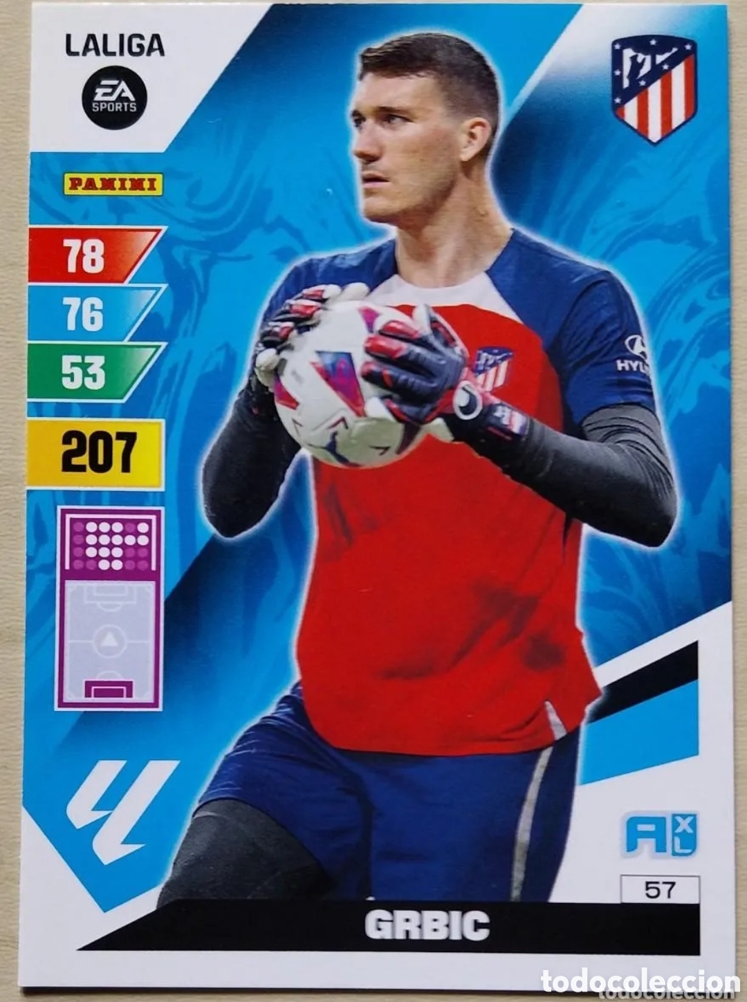 Cromos de F&uacute;tbol: 57 GRBIC ATLETICO DE MADRID FICHAS ALBUM ADRENALYN XL 2023 2024 23 24