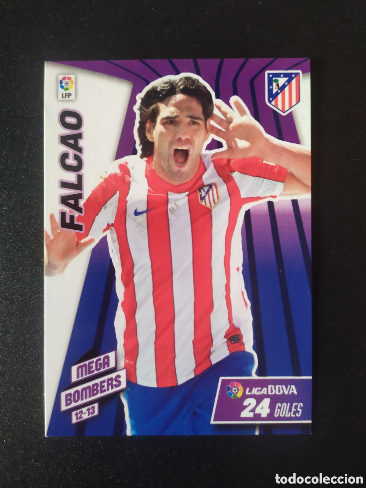 Cromos de F&uacute;tbol: Megacracks 2012 2013 12 13 panini Falcao bombers n&ordm; 409 Atl&eacute;tico Madrid