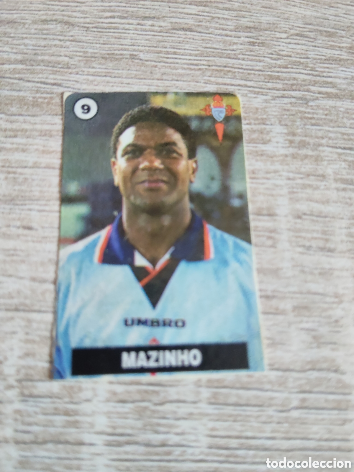 Cromos de F&uacute;tbol: Chicle Vidal liga 1996 1997 96 97 9 Mazinho Celta de Vigo