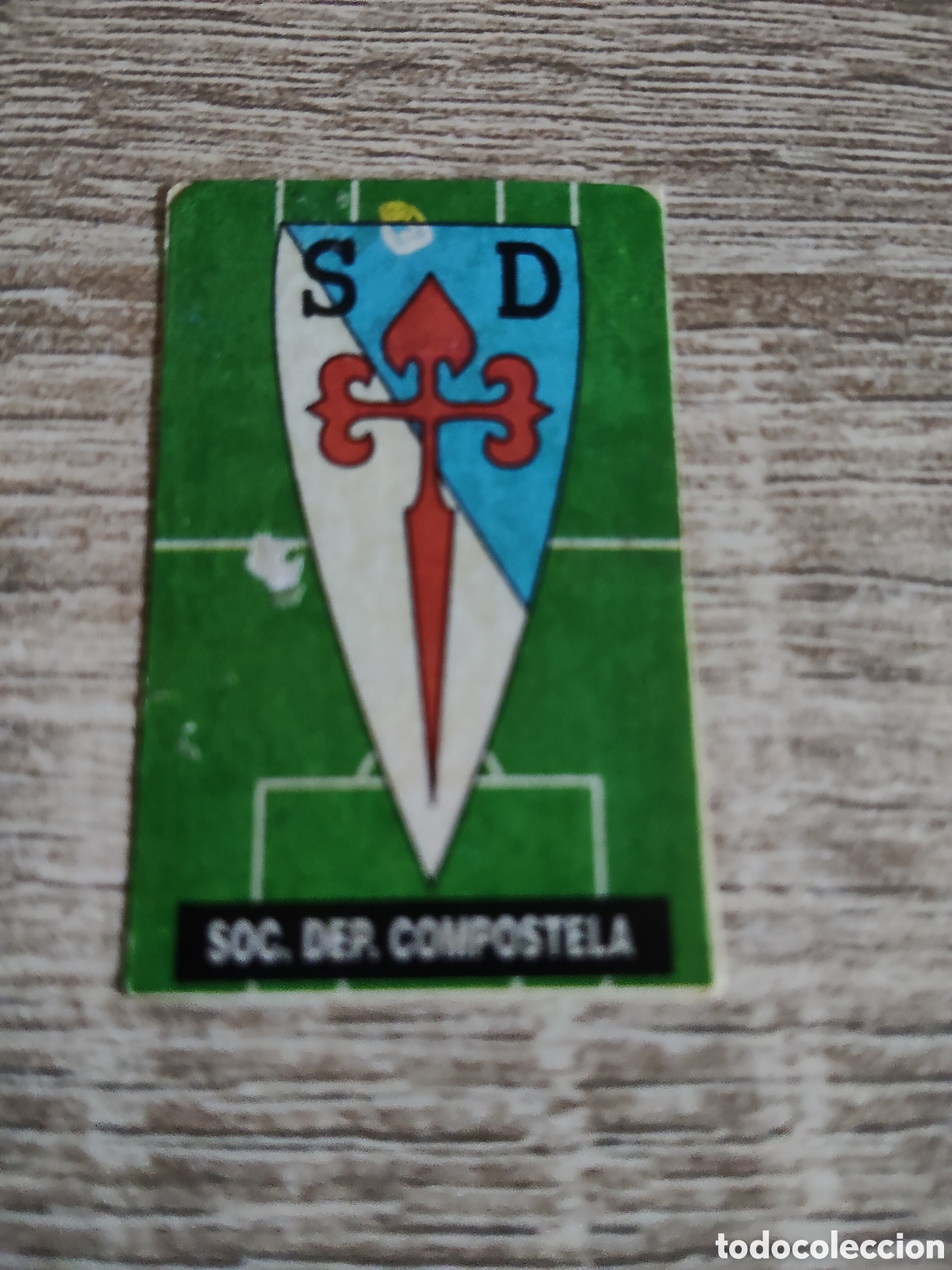 Cromos de F&uacute;tbol: Chicle Vidal liga 1996 1997 96 97 escudo Compostela