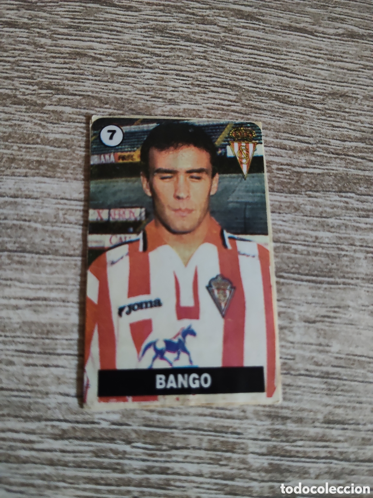 Cromos de F&uacute;tbol: Chicle Vidal liga 1996 1997 96 97 7 Bango Sporting de Gij&oacute;n