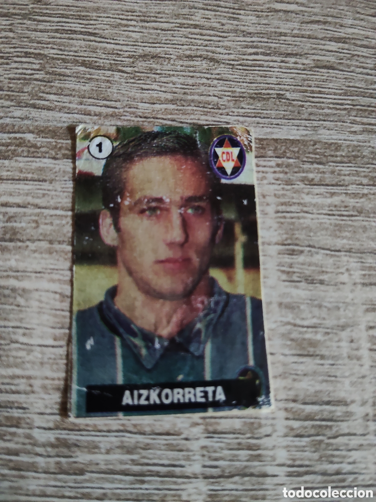 Cromos de F&uacute;tbol: Chicle Vidal liga 1996 1997 96 97 1 Aizkorreta Logro&ntilde;&eacute;s