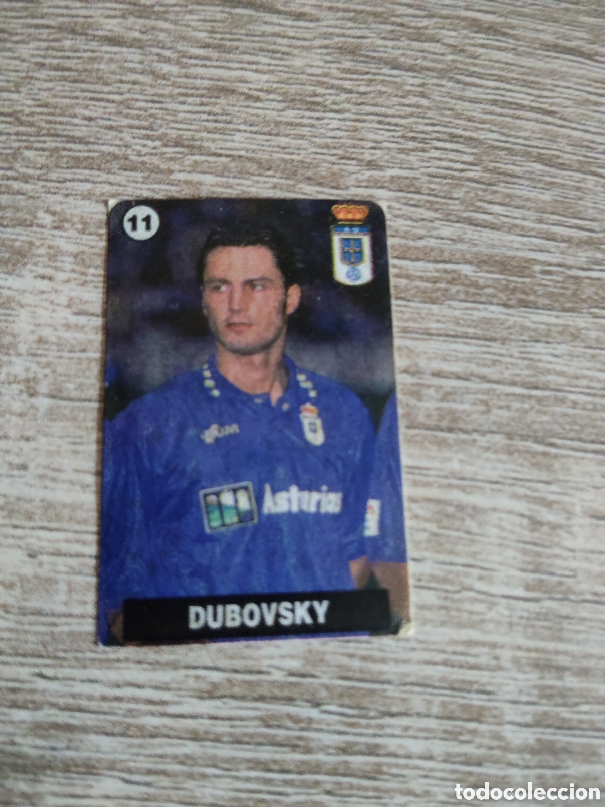 Cromos de F&uacute;tbol: Chicle Vidal liga 1996 1997 96 97 11 Dubovski Real Oviedo