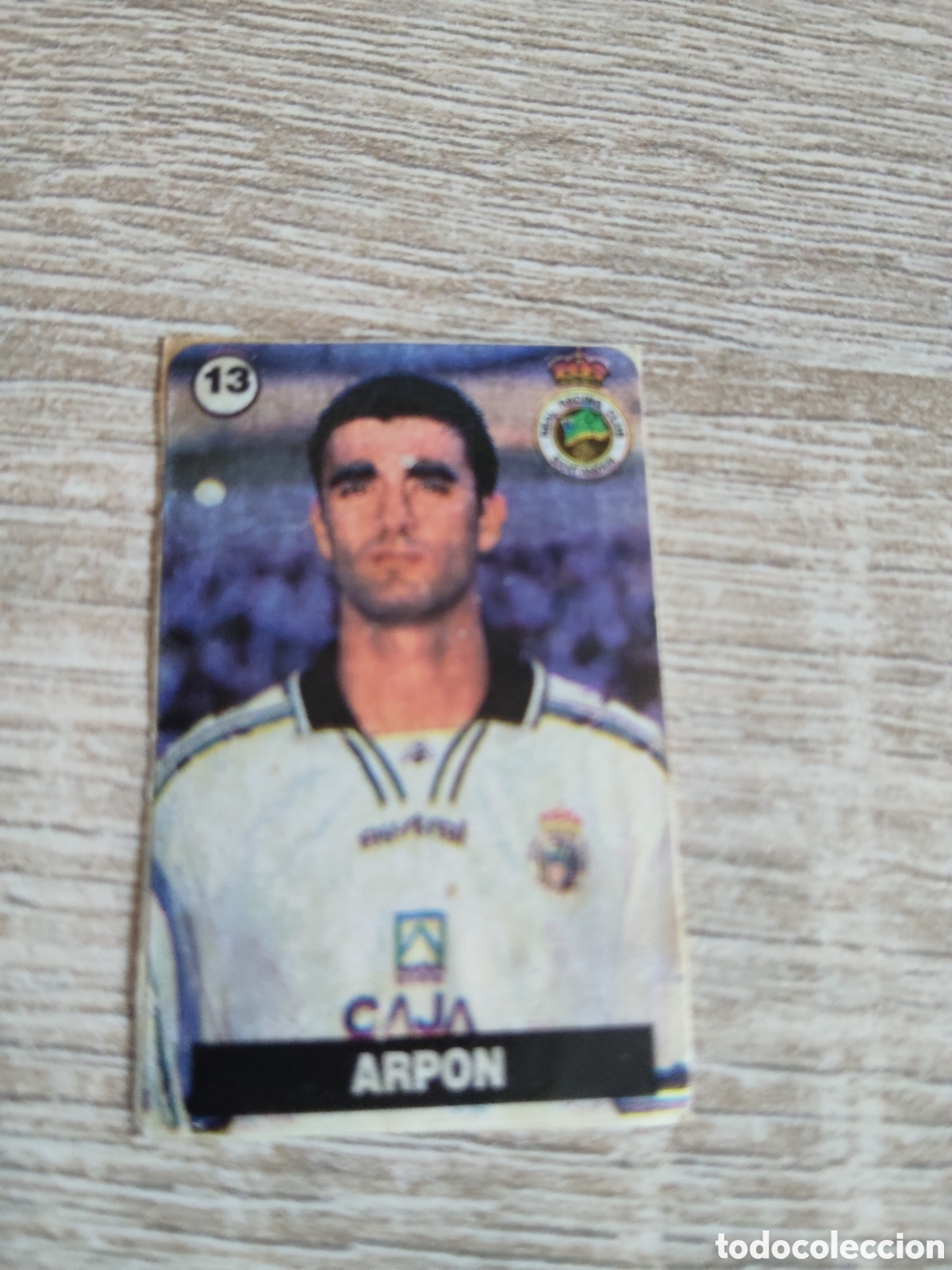 Cromos de F&uacute;tbol: Chicle Vidal liga 1996 1997 96 97 13 Arp&oacute;n Racing de Santander
