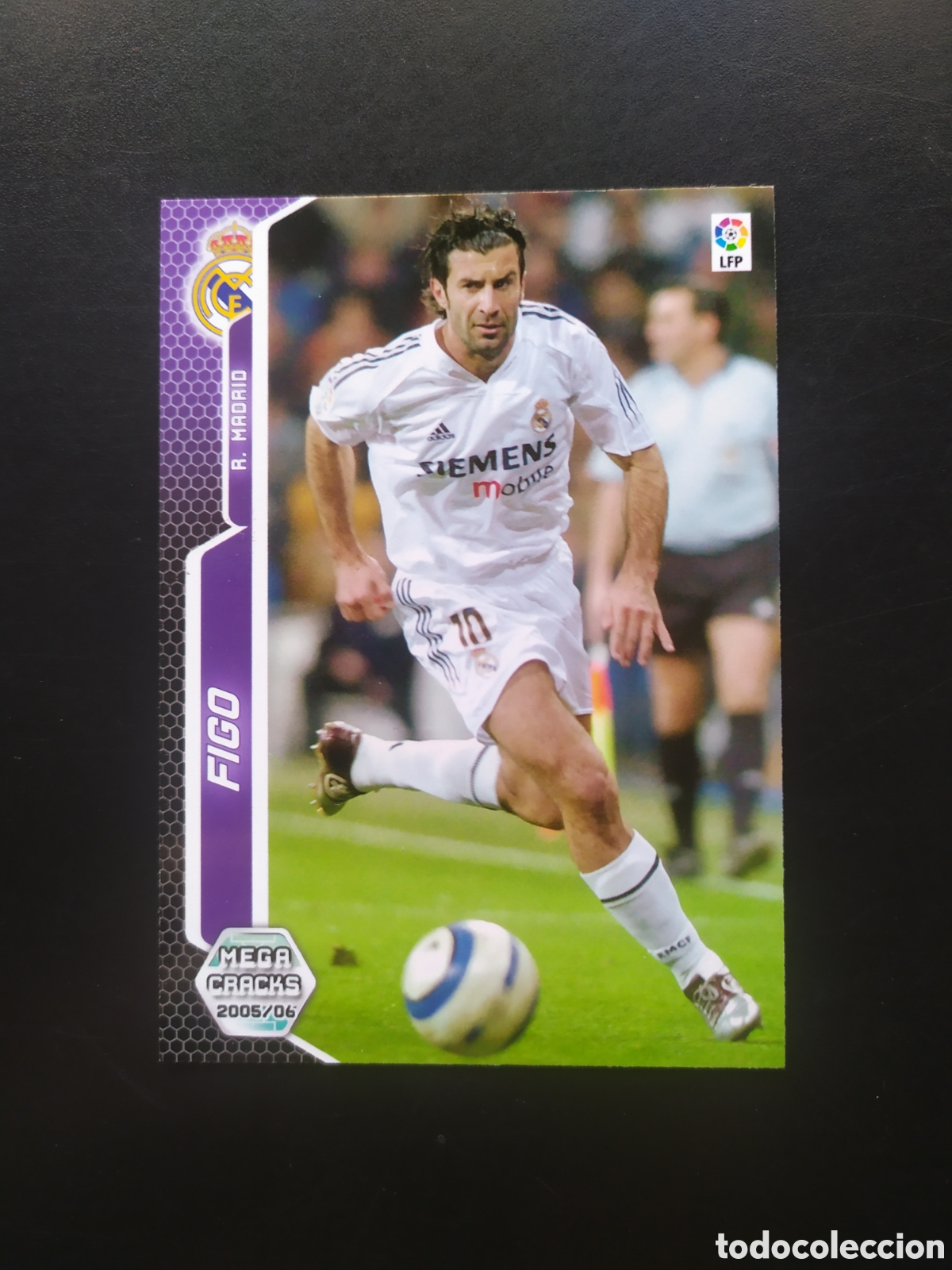 Cromos de F&uacute;tbol: Megacracks 2005 2006 05 06 panini Figo n&ordm; 194 Real Madrid
