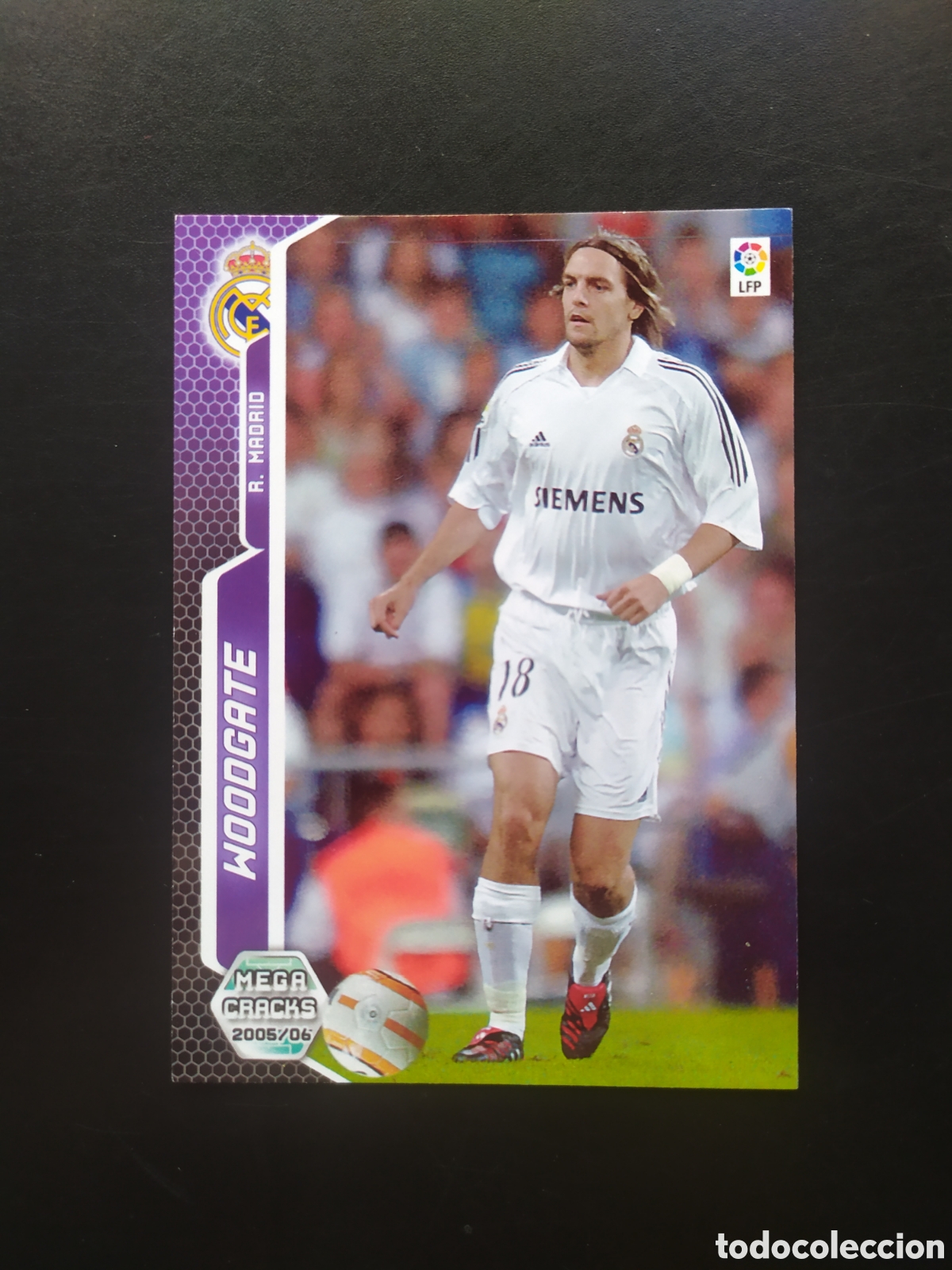 Football Stickers: Megacracks 2005 2006 05 06 panini Woodgate fichaje n&ordm; 185 bis Real Madrid