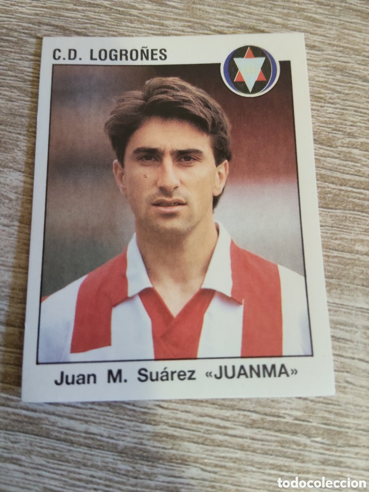 Fu&szlig;ball-Sticker: Panini futbol 93 94 155 Juanma Logro&ntilde;&eacute;s