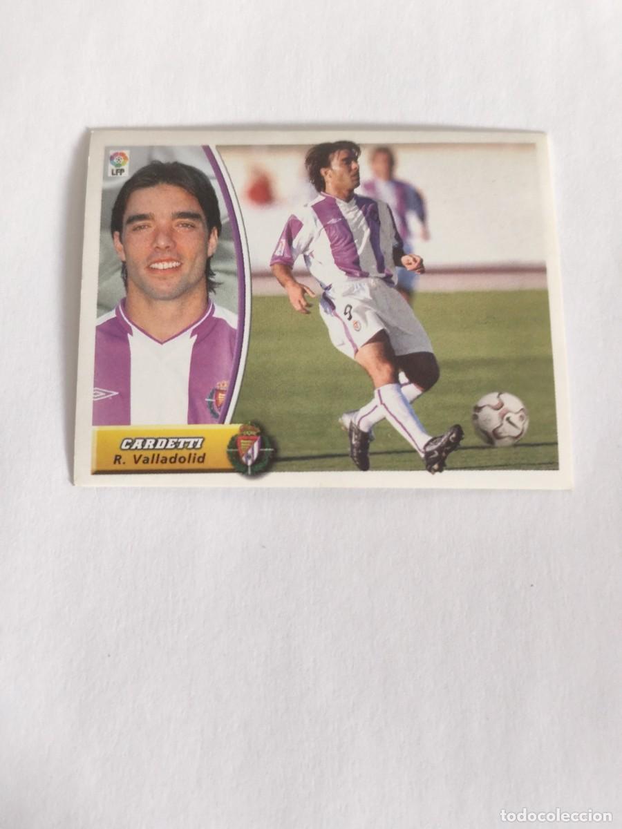 Figurine di Calcio: Este 03/04 &Uacute;ltimos fichajes 24 Cardetti Valladolid nunca pegado
