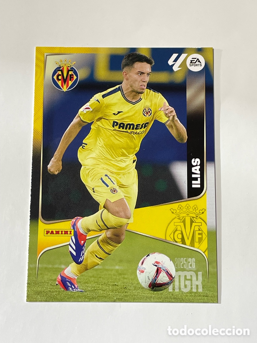 Cromos de F&uacute;tbol: Ilias Akhomach Villarreal Panini Megacracks 2025/26 #374
