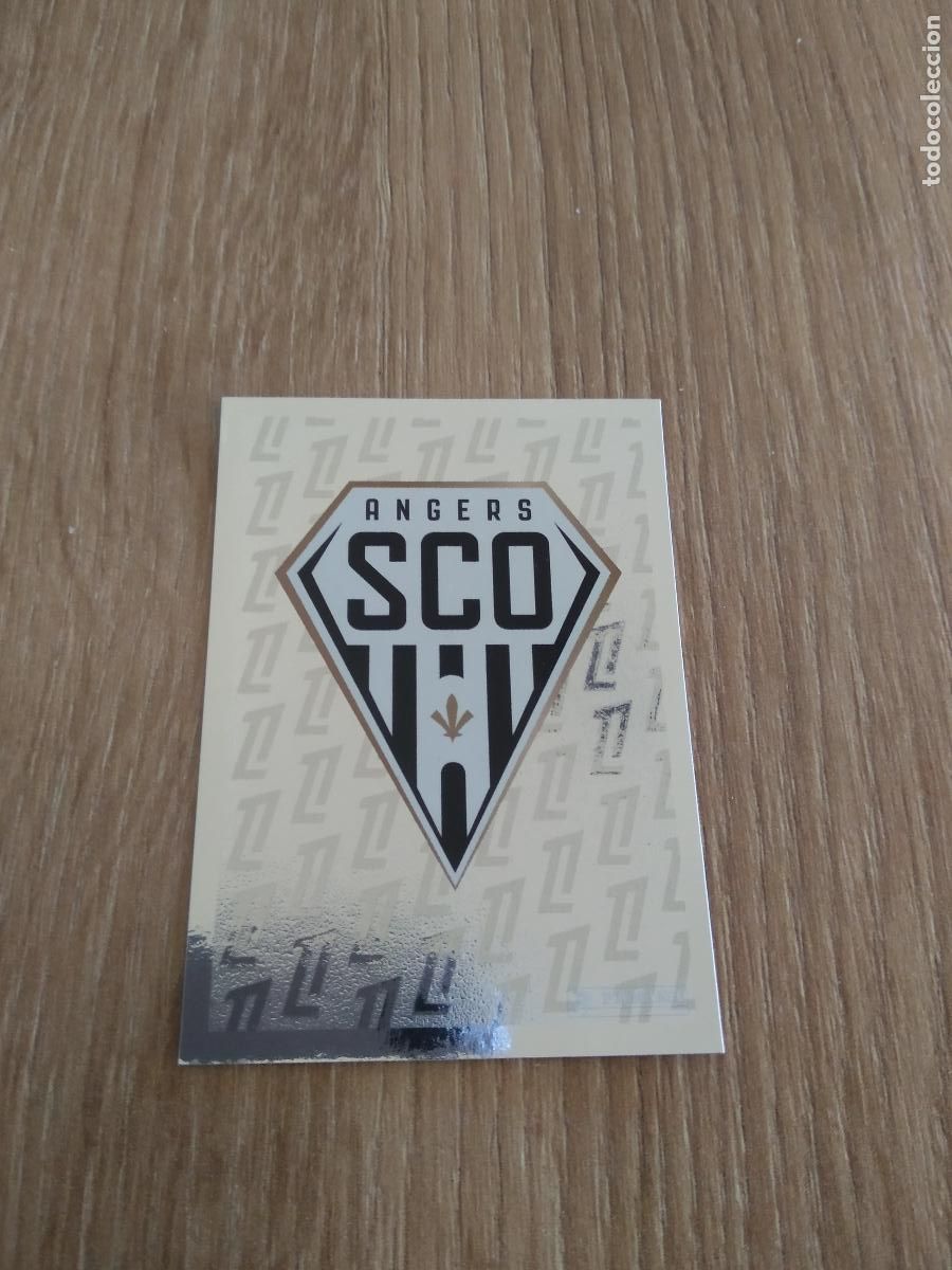 Cromos de F&uacute;tbol: 13 ESCUDO ANGERS CROMO FUTBOL PANINI LIGUE 1 FOOT 24-25 LIGA FRANCIA 2024-2025