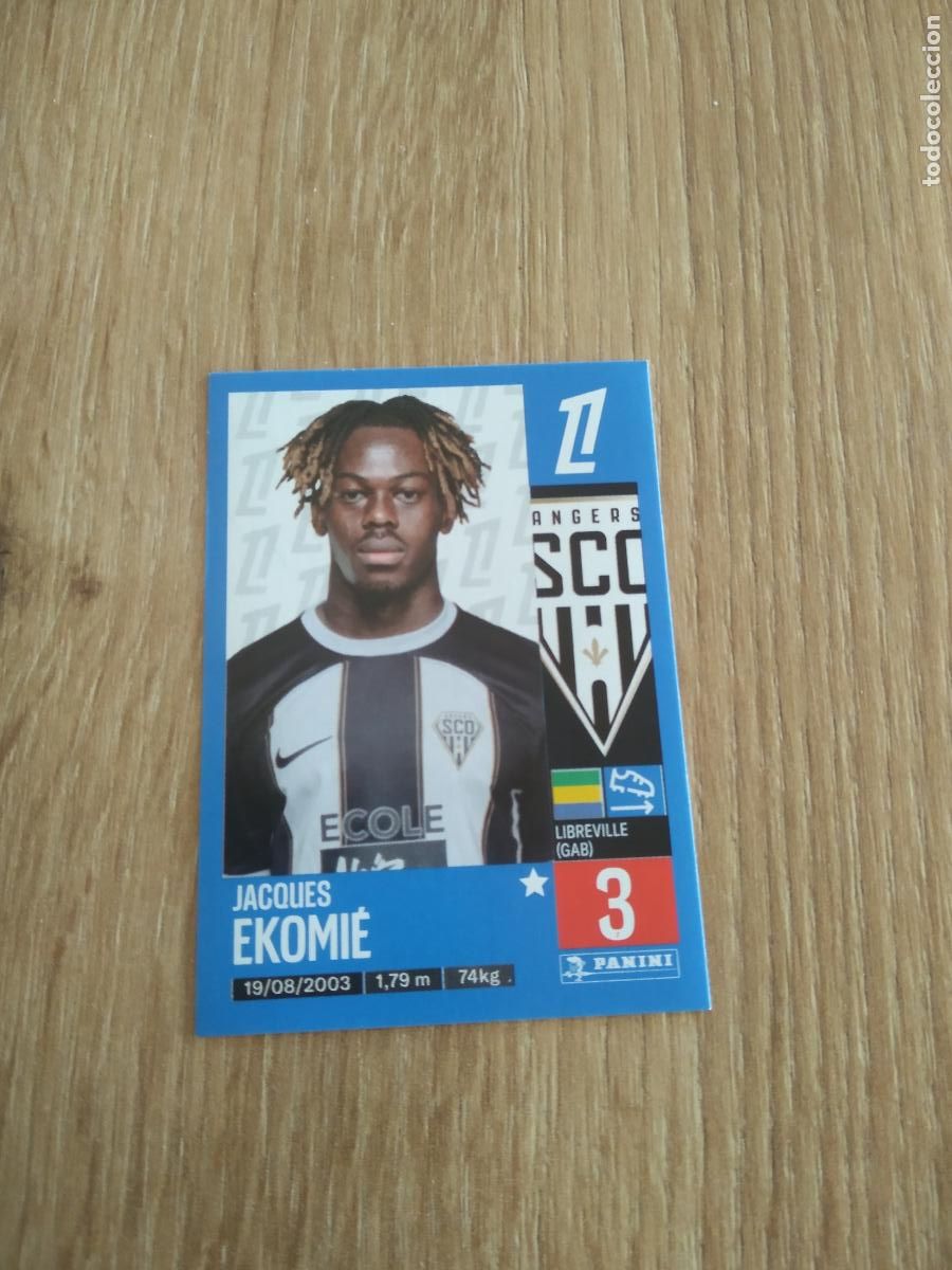 Cromos de F&uacute;tbol: 18 JACQUES EKOME ANGERS CROMO FUTBOL PANINI LIGUE 1 FOOT 24-25 LIGA FRANCIA 2024-2025