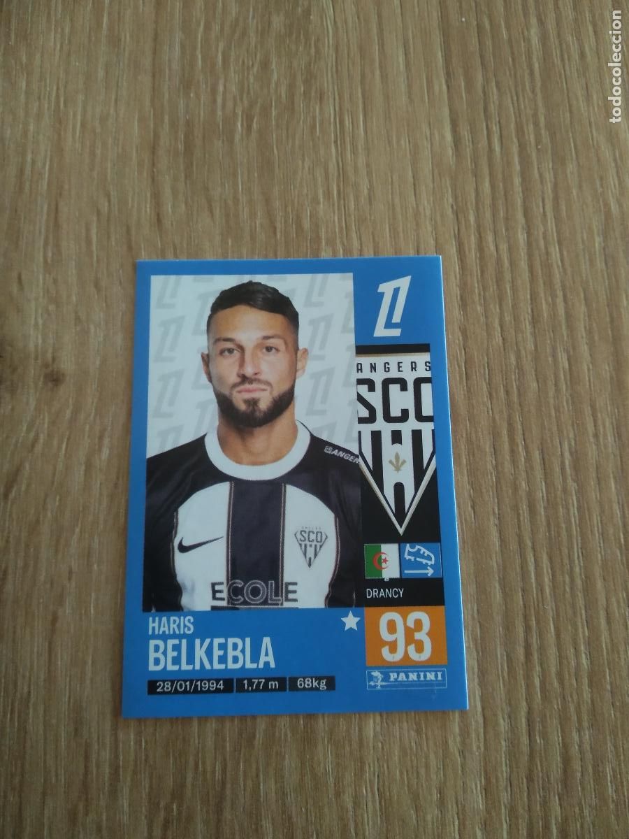 Cromos de F&uacute;tbol: 25 HARIS BELKEBLA ANGERS CROMO FUTBOL PANINI LIGUE 1 FOOT 24-25 LIGA FRANCIA 2024-2025