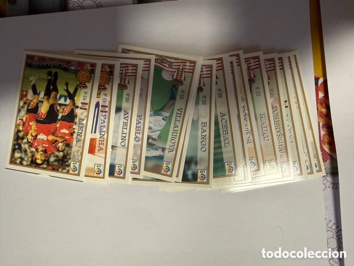 Cromos de F&uacute;tbol: Colecci&oacute;n COMPLETA &ldquo;Las Fichas de La Liga 97/98&rdquo;