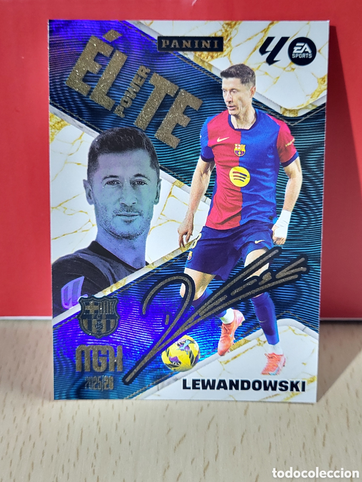 Cromos de F&uacute;tbol: LEWANDOWSKI ELITE POWER N&ordm; P10 LIGA MGK 25 26 2025 2026 PANINI