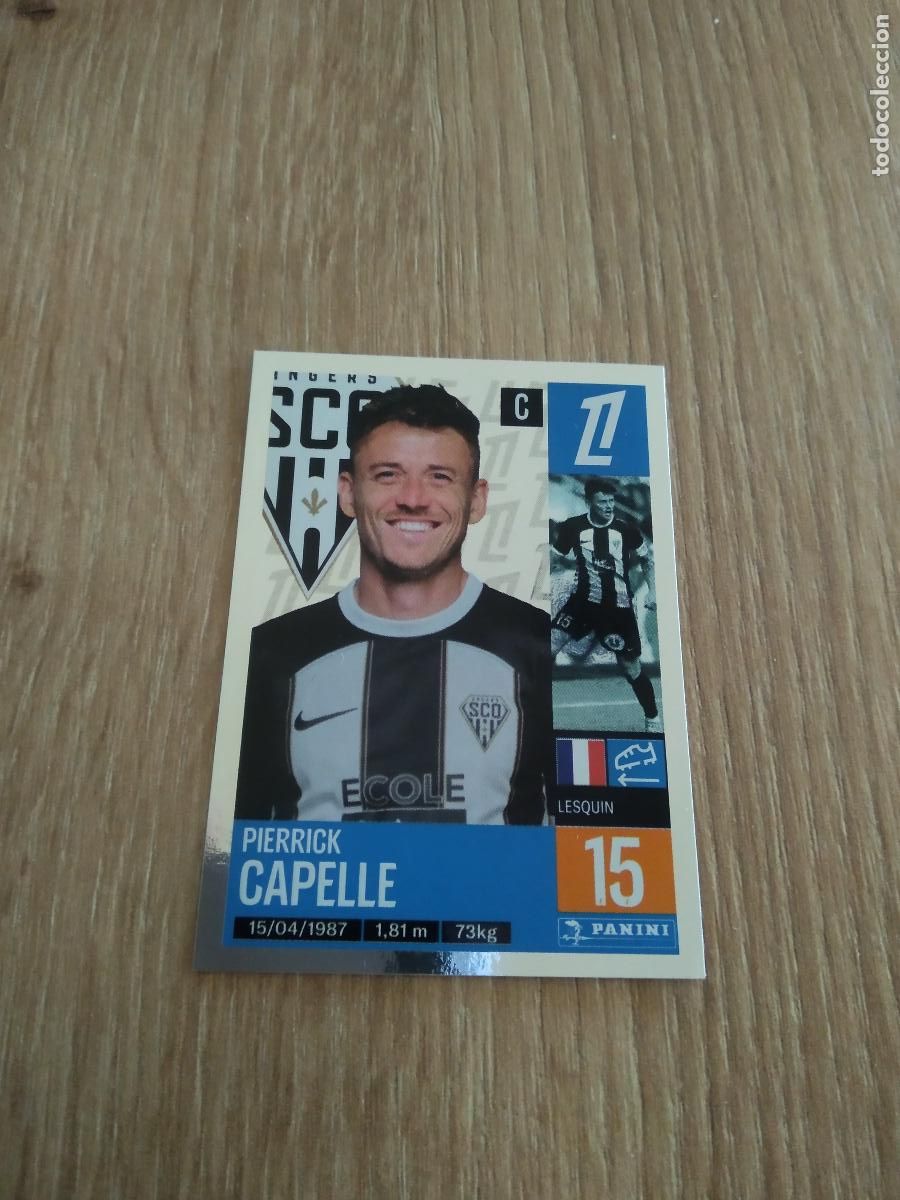 Cromos de F&uacute;tbol: 27 PIERRICK CAPELLE ANGERS CROMO FUTBOL PANINI LIGUE 1 FOOT 24-25 LIGA FRANCIA 2024-2025