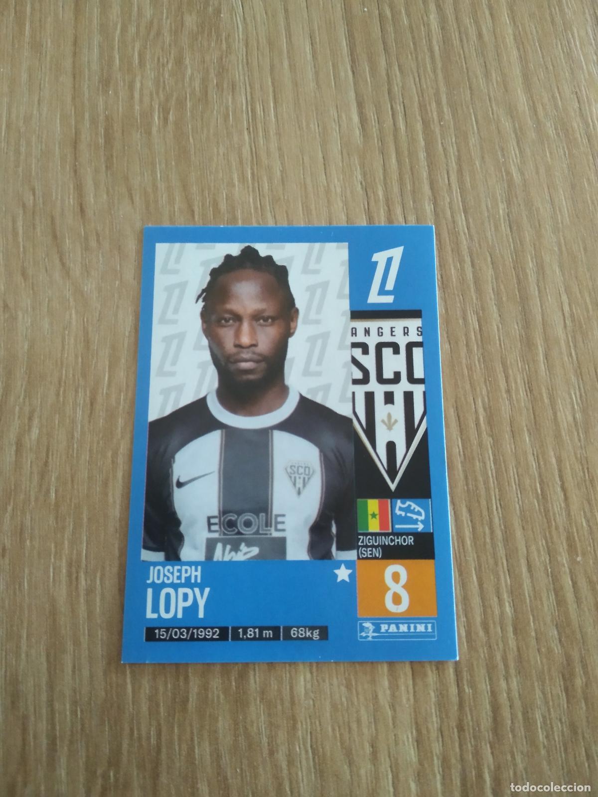 Cromos de F&uacute;tbol: 28 JOSEPH LOPY ANGERS CROMO FUTBOL PANINI LIGUE 1 FOOT 24-25 LIGA FRANCIA 2024-2025