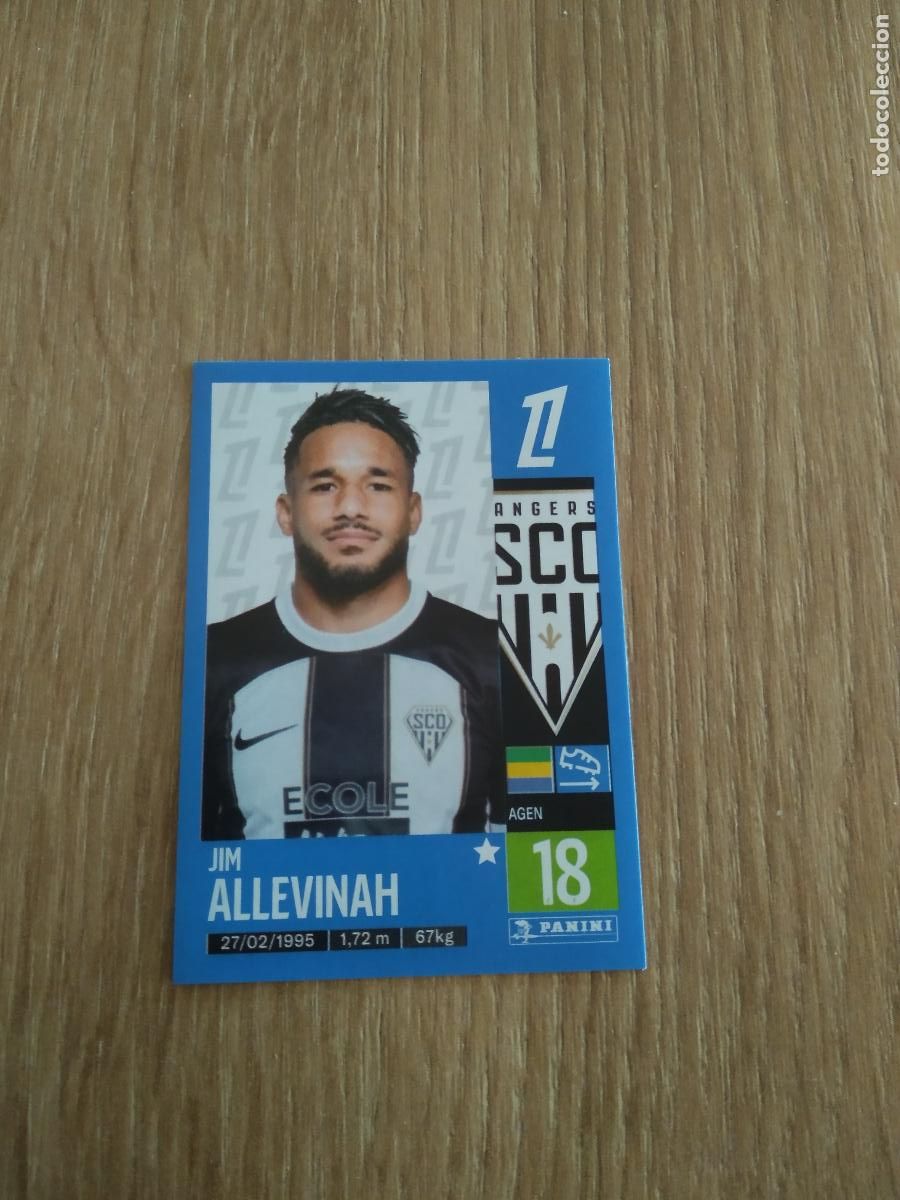 Cromos de F&uacute;tbol: 30 JIM ALLEVINAH ANGERS CROMO FUTBOL PANINI LIGUE 1 FOOT 24-25 LIGA FRANCIA 2024-2025