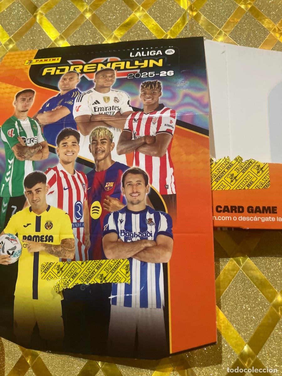 Fu&szlig;ball-Sticker: CAJA DE CROMO DE FUTBOL VACIA ADRENALYN XL 2025 2026 PANINI !