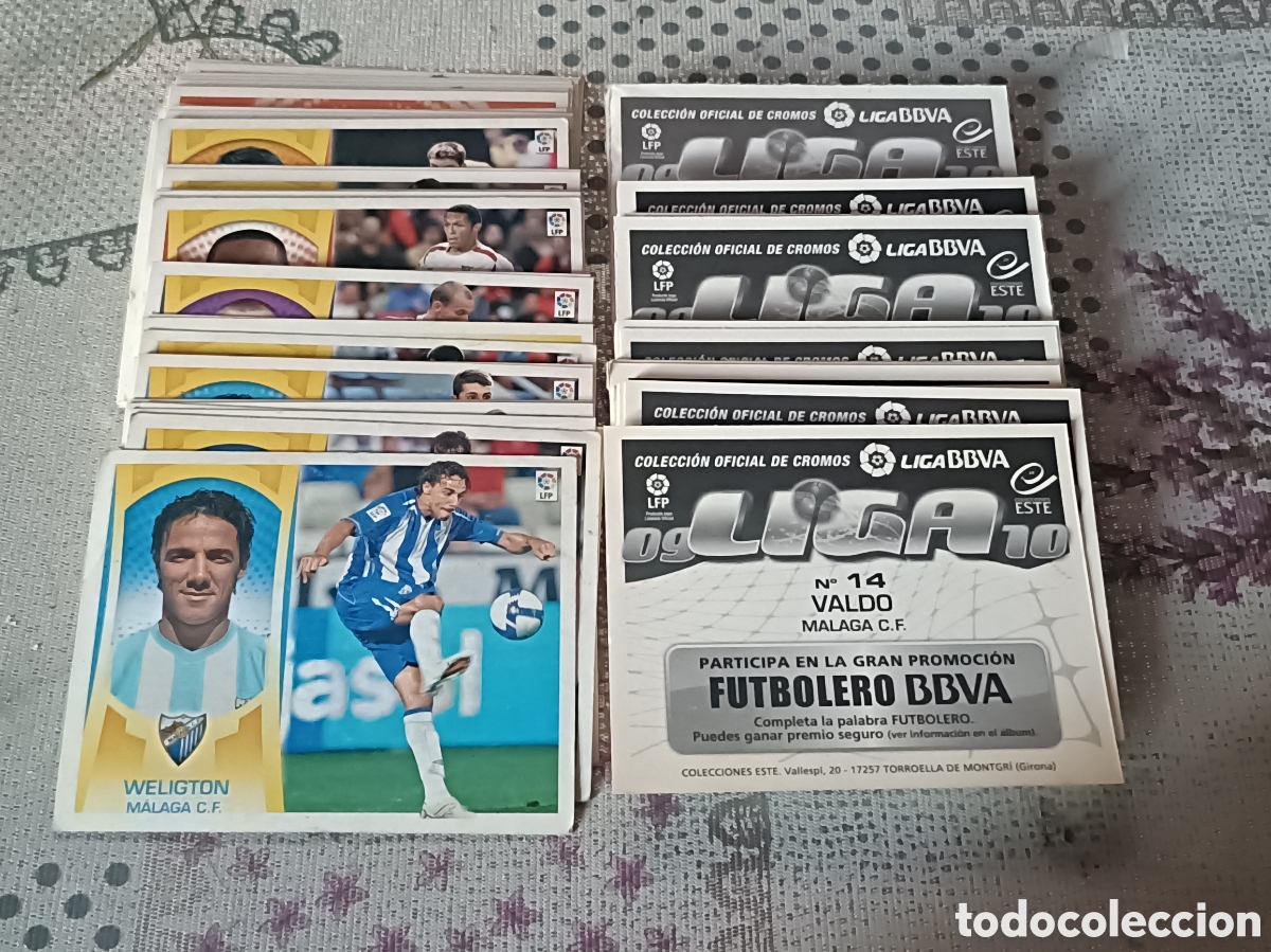 Cartes &agrave; collectionner de Football: Lote de 112 cromos futbol Lugar Este 09 10 nunca pegados y sin repetir