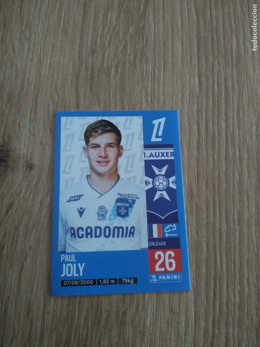 Football Stickers: 49 PAUL JOLY AUXERRE CROMO FUTBOL PANINI LIGUE 1 FOOT 24-25 LIGA FRANCIA 2024-2025