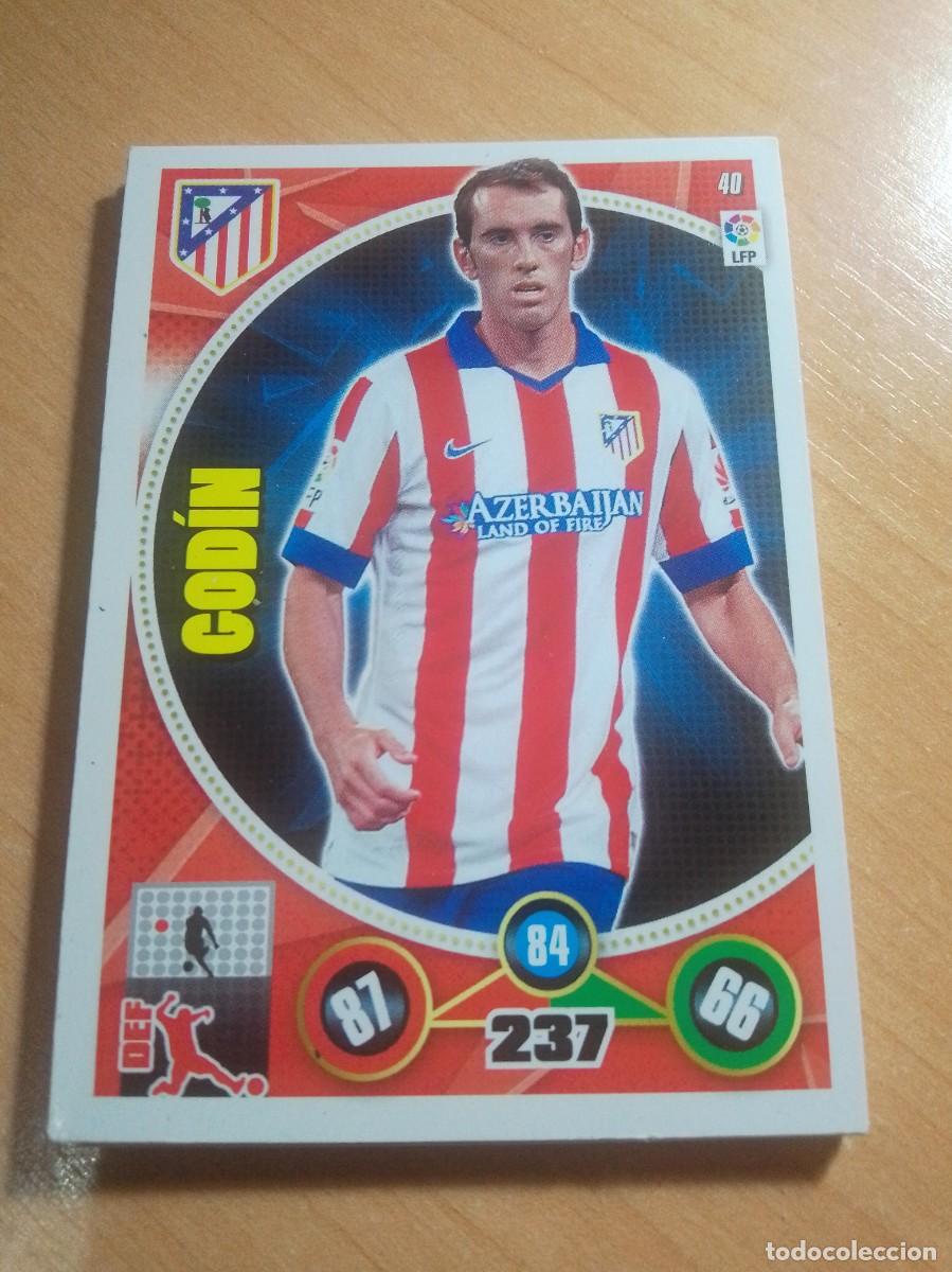 Cromos de Futebol: 40 GODIN DEL ATL&Eacute;TICO DE MADRID 14 15 ADRENALYN XL 2014 2015 NUEVO