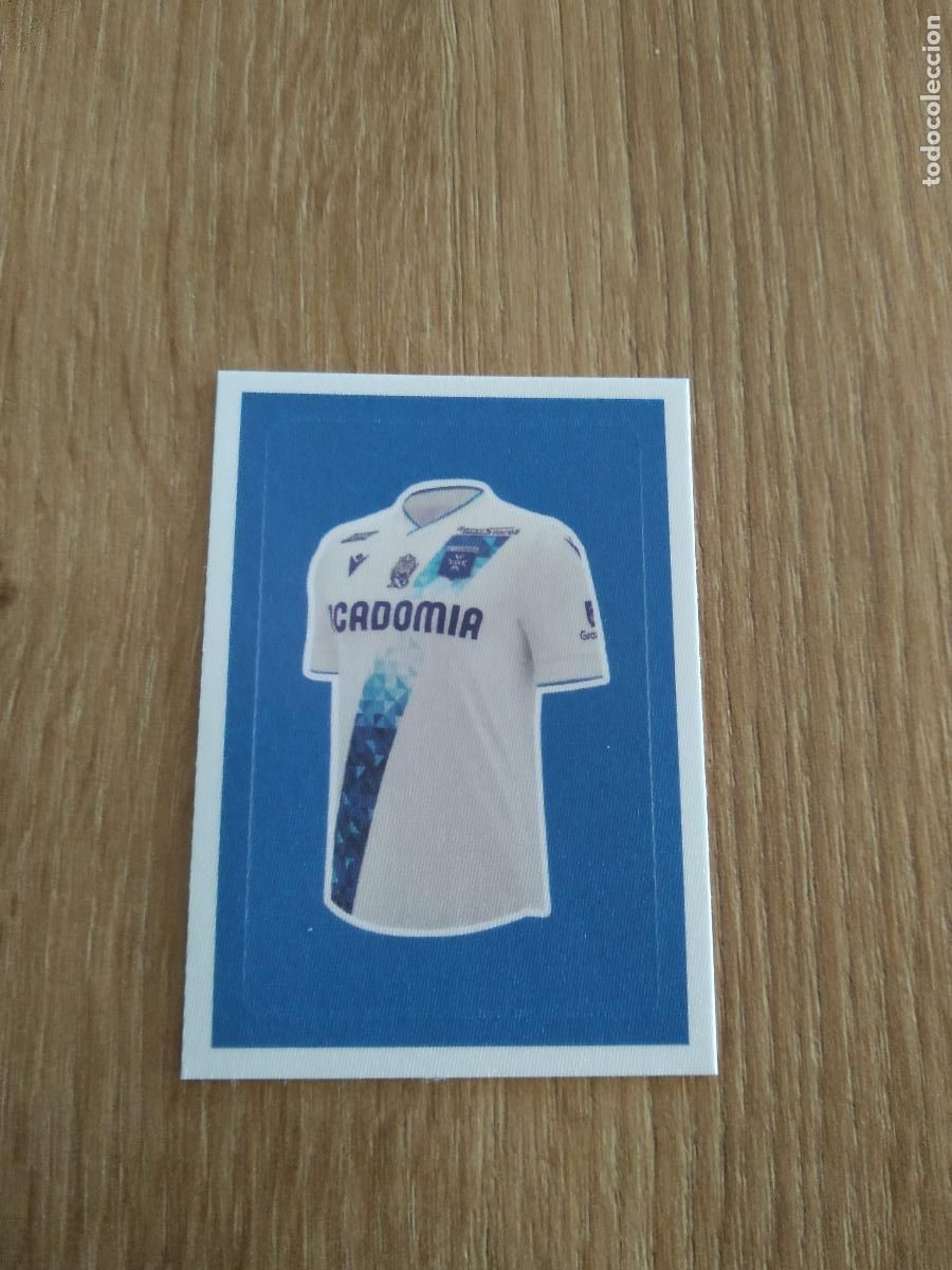 Cromos de F&uacute;tbol: 61 CAMISETA AUXERRE CROMO FUTBOL PANINI LIGUE 1 FOOT 24-25 LIGA FRANCIA 2024-2025