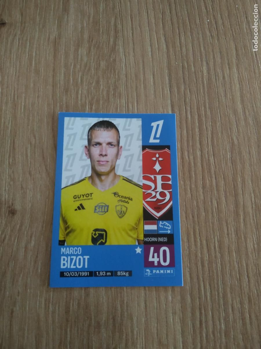 Cromos de F&uacute;tbol: 68 MARCO BIZOT STADE BRESTOIS CROMO FUTBOL PANINI LIGUE 1 FOOT 24-25 LIGA FRANCIA 2024-2025
