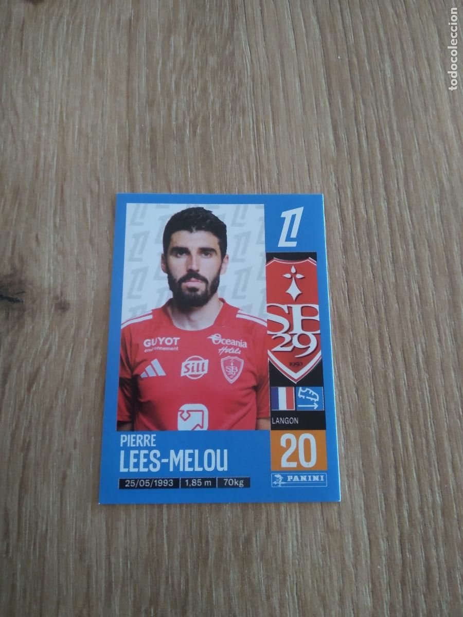 Cromos de F&uacute;tbol: 82 PIERRE LEES-MELOU STADE BRESTOIS CROMO FUTBOL PANINI LIGUE 1 FOOT 24-25 LIGA FRANCIA 2024-2025