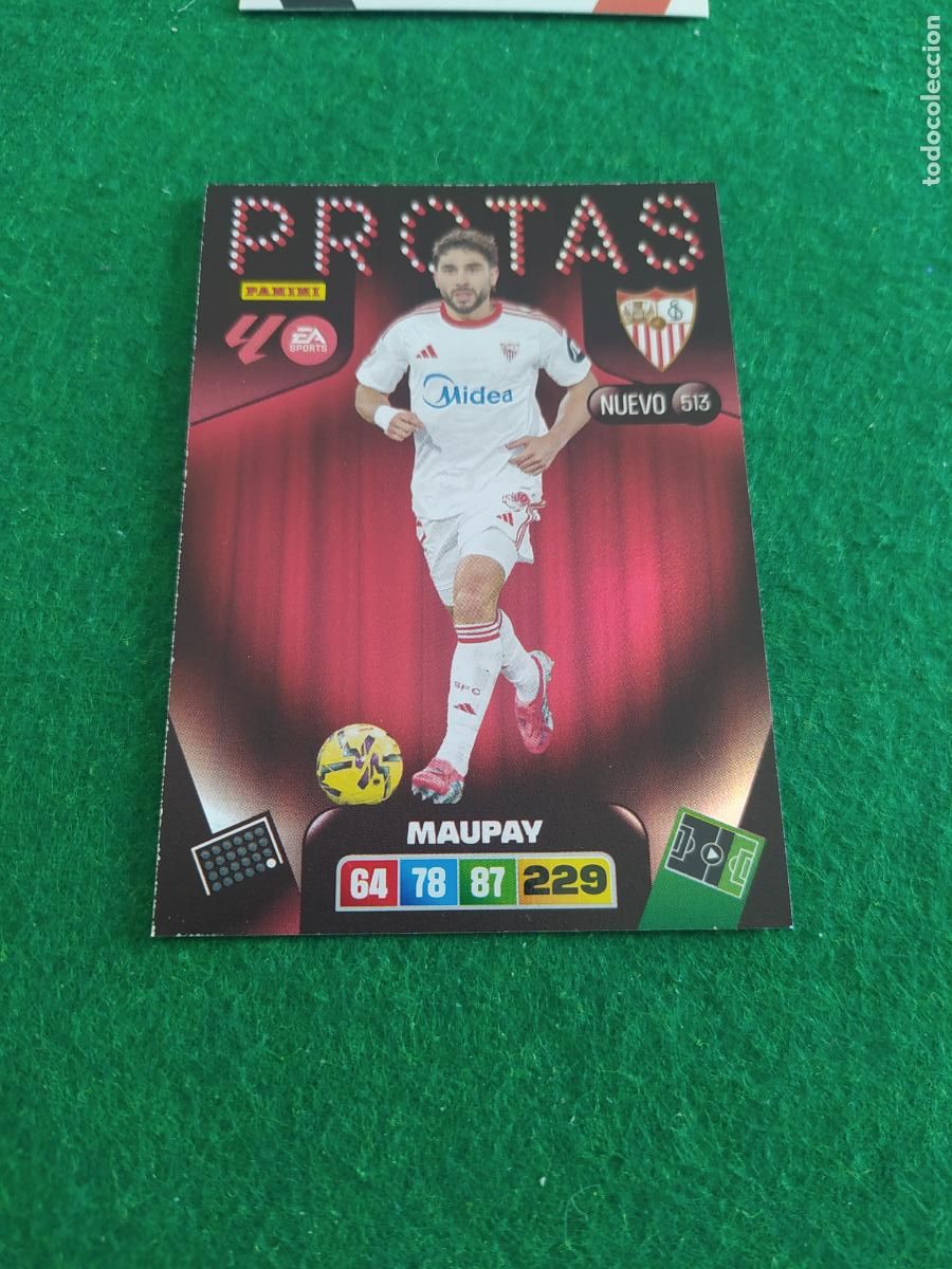 Cartes &agrave; collectionner de Football: actualizacion de adrenalyn 2025 2026 nuevo protas n&ordm; 513 maupay sevilla fc