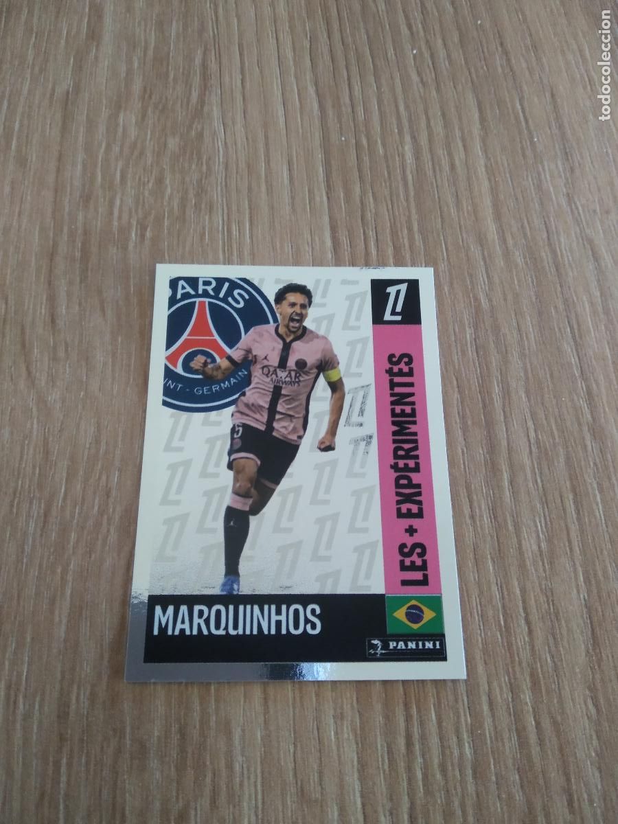 Cromos de Futebol: 98 MARQUINHOS PARIS SAINT GERMAIN PSG CROMO FUTBOL PANINI LIGUE 1 FOOT 24-25 LIGA FRANCIA 2024-2025