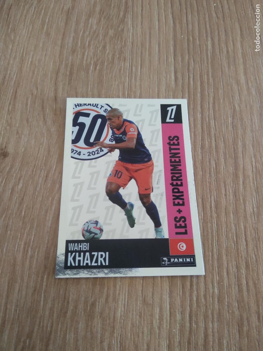 Cromos de Futebol: 99 WAHBI KHAZRI MONTPELLIER CROMO FUTBOL PANINI LIGUE 1 FOOT 24-25 LIGA FRANCIA 2024-2025
