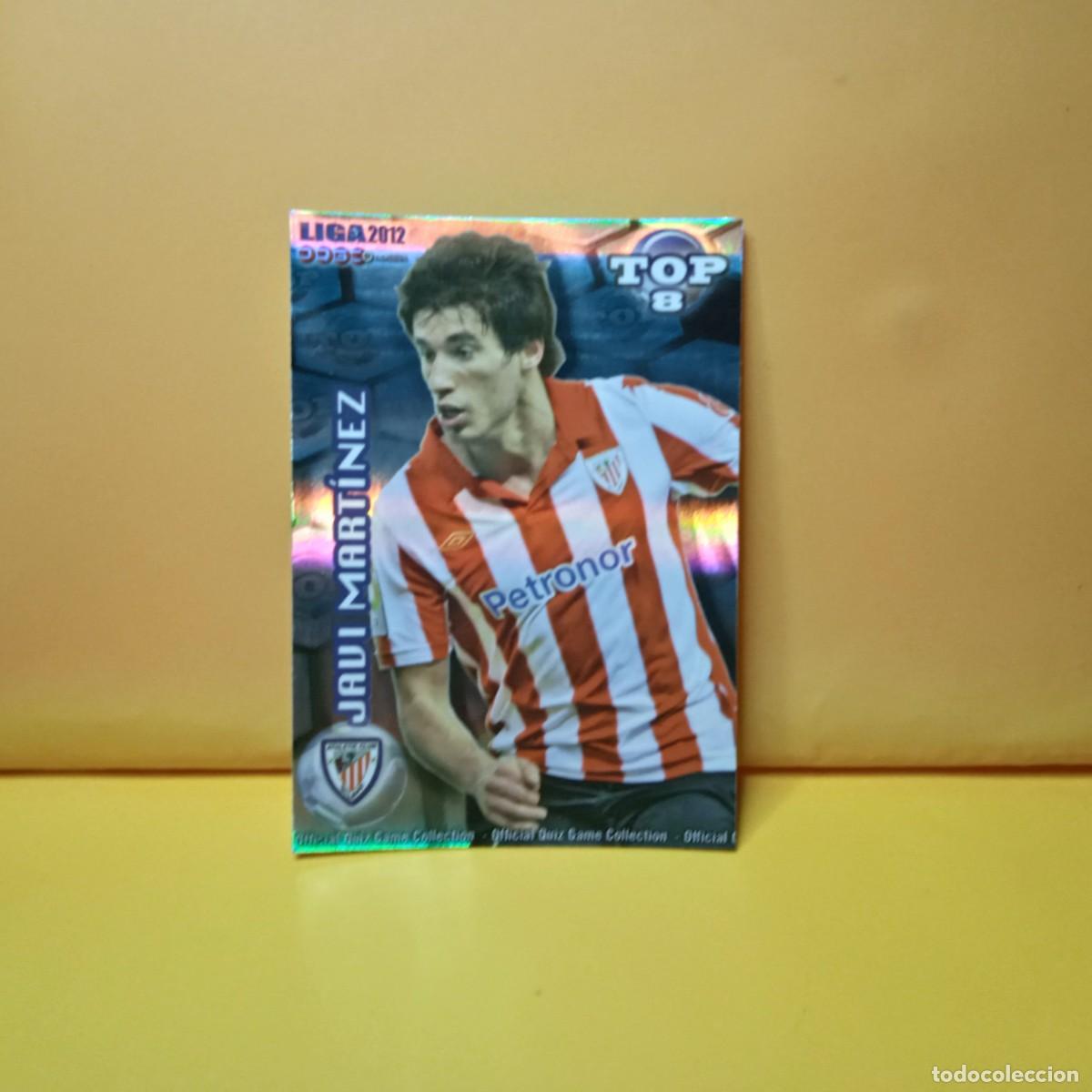 Figurine di Calcio: MUNDICROMO 2011 2012 11 12 BRILLO RAYAS TOP ATHLETIC DE BILBAO JAVI MART&Iacute;NEZ 608