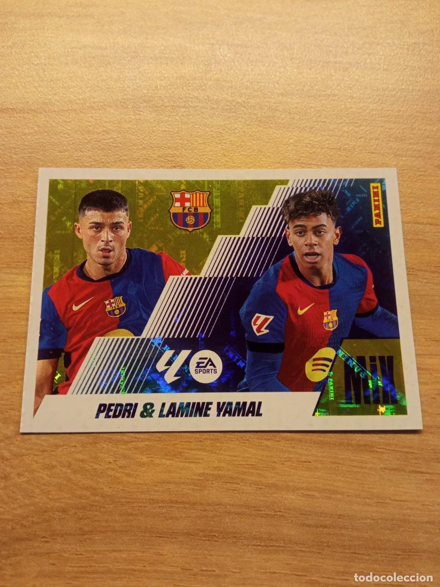 Cromos de F&uacute;tbol: Lamine Yamal y Pedri, mix, Liga Este 25/26