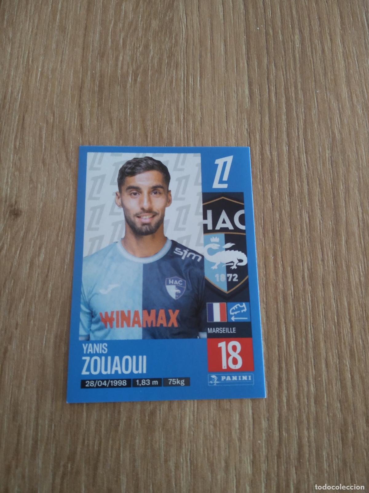 Cromos de Futebol: 110 YANIS ZOUAOUI LE HAVRE CROMO FUTBOL PANINI LIGUE 1 FOOT 24-25 LIGA FRANCIA 2024-2025