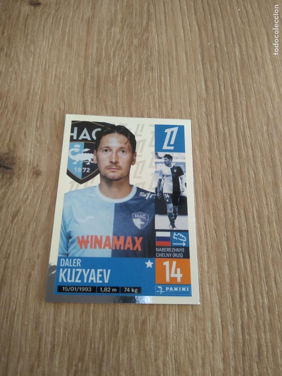 Cromos de Futebol: 114 DALER KUZYAEV LE HAVRE CROMO FUTBOL PANINI LIGUE 1 FOOT 24-25 LIGA FRANCIA 2024-2025