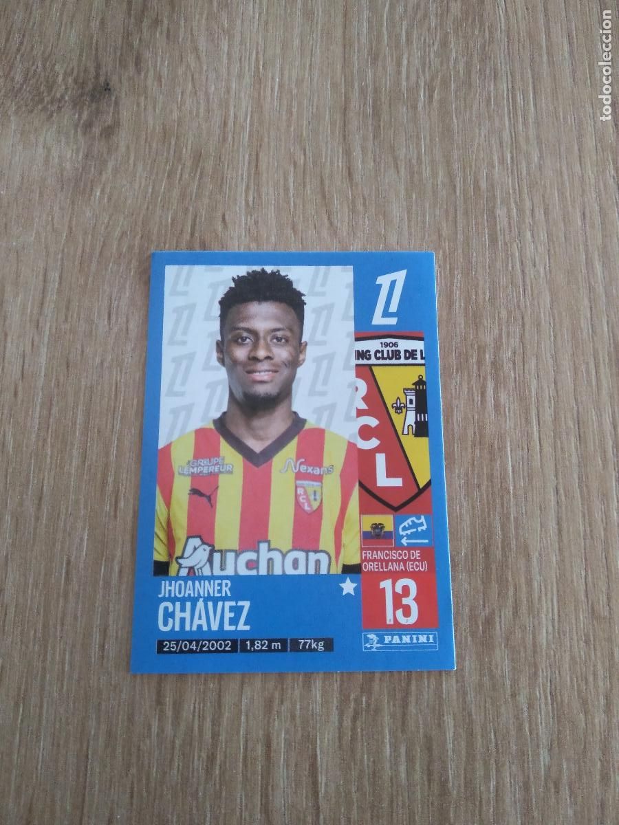 Fu&szlig;ball-Sticker: 129 JHOANNER CHAVEZ LENS CROMO FUTBOL PANINI LIGUE 1 FOOT 24-25 LIGA FRANCIA 2024-2025
