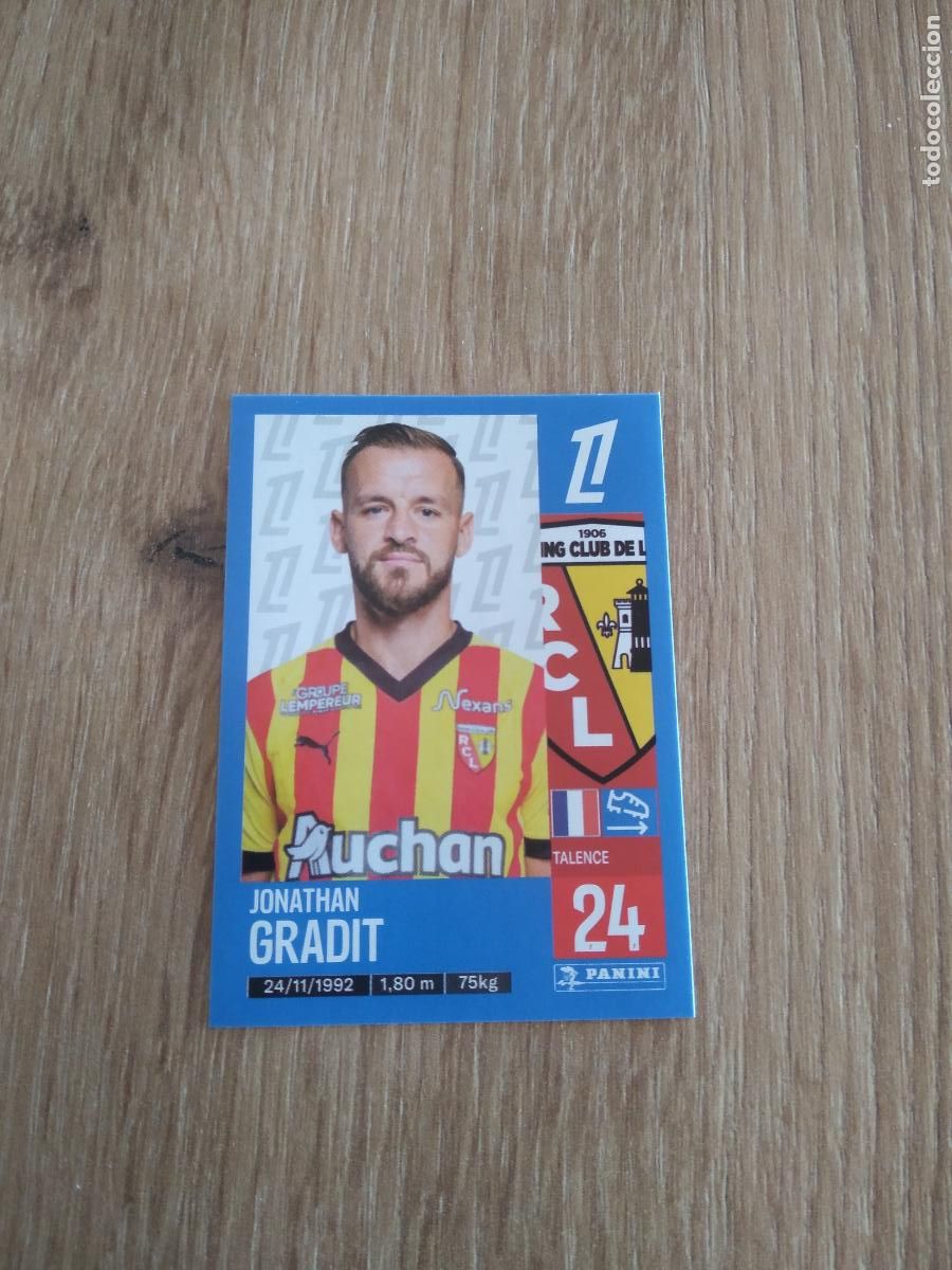 Football Stickers: 131 JONATHAN GRADIT LENS CROMO FUTBOL PANINI LIGUE 1 FOOT 24-25 LIGA FRANCIA 2024-2025