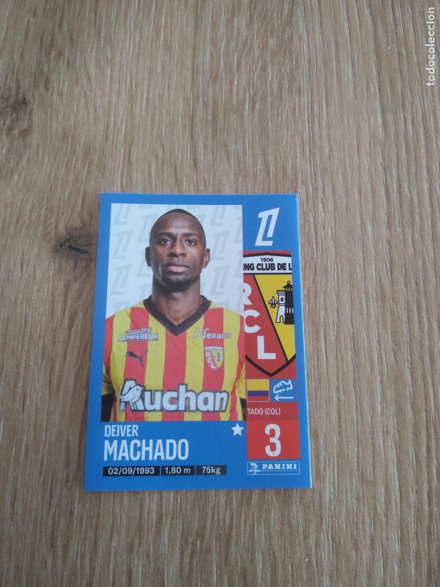 Fu&szlig;ball-Sticker: 133 DEIVER MACHADO LENS CROMO FUTBOL PANINI LIGUE 1 FOOT 24-25 LIGA FRANCIA 2024-2025