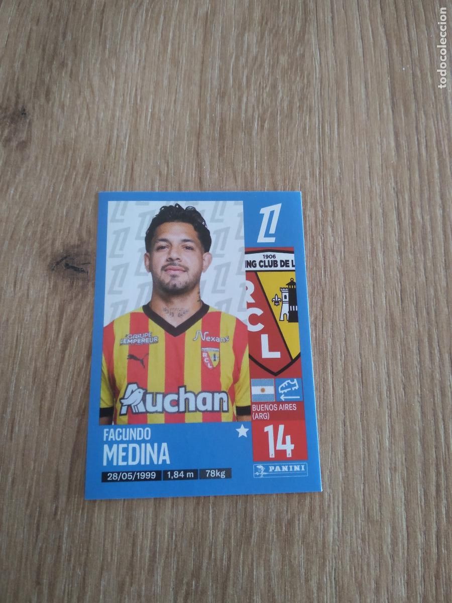 Cromos de Futebol: 134 FACUNDO MEDINA LENS CROMO FUTBOL PANINI LIGUE 1 FOOT 24-25 LIGA FRANCIA 2024-2025