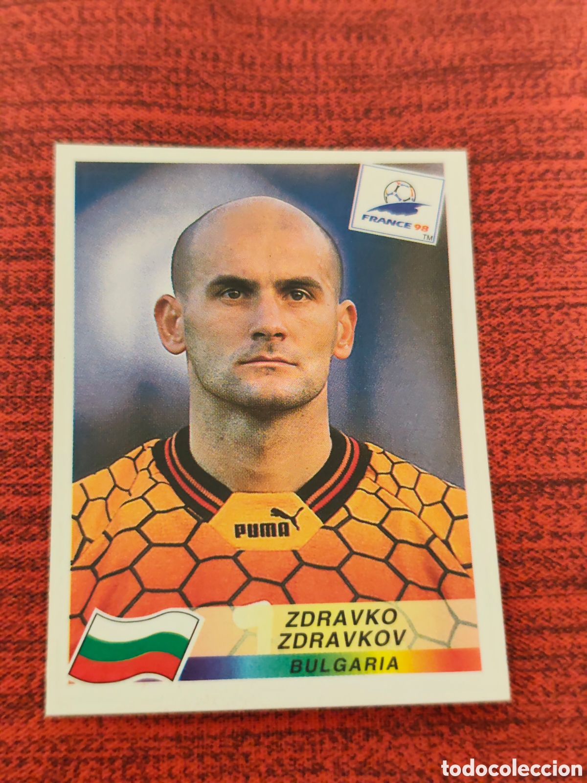 Cromos de F&uacute;tbol: 283 ZDRAVKOV BULGARIA FRANCE FRANCIA 98 PANINI