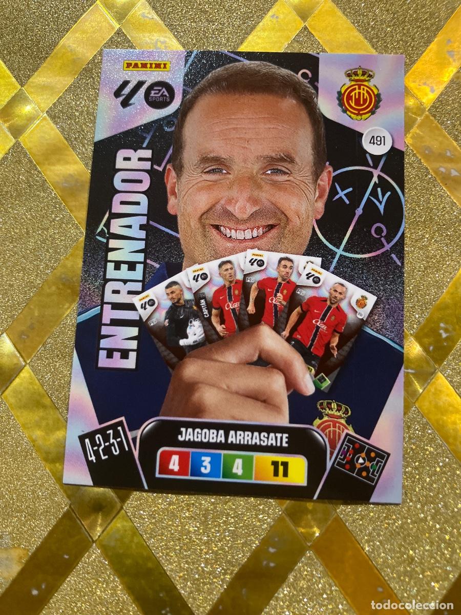 Cromos de F&uacute;tbol: CROMO DE FUTBOL NUMERO 491 ARRASATE MALLORCA PLUS ENTRENADOR ADRENALYN XL 2025 2026 PANINI !