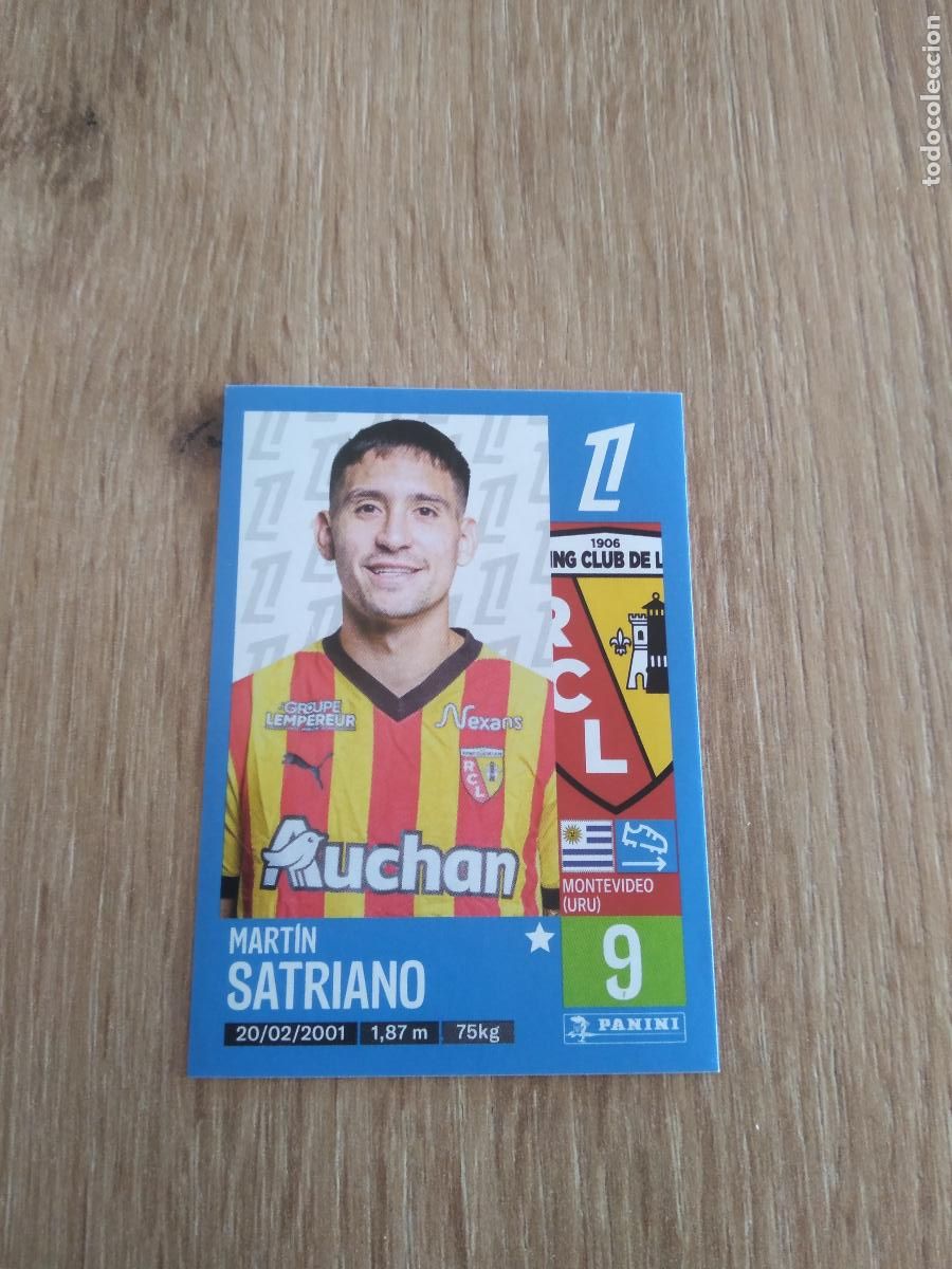 Cromos de F&uacute;tbol: 147 MARTIN SATRIANO LENS CROMO FUTBOL PANINI LIGUE 1 FOOT 24-25 LIGA FRANCIA 2024-2025