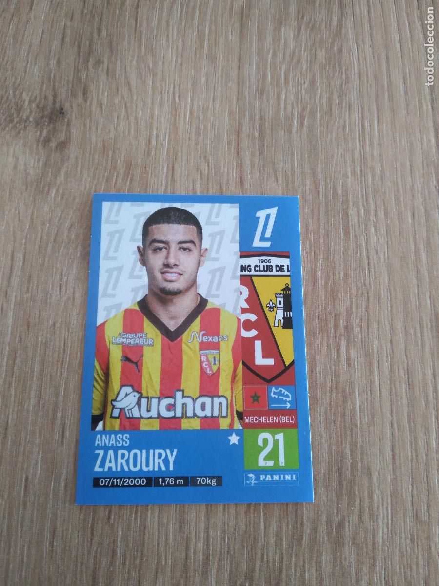 Football Stickers: 149 ANASS ZAROURY LENS CROMO FUTBOL PANINI LIGUE 1 FOOT 24-25 LIGA FRANCIA 2024-2025