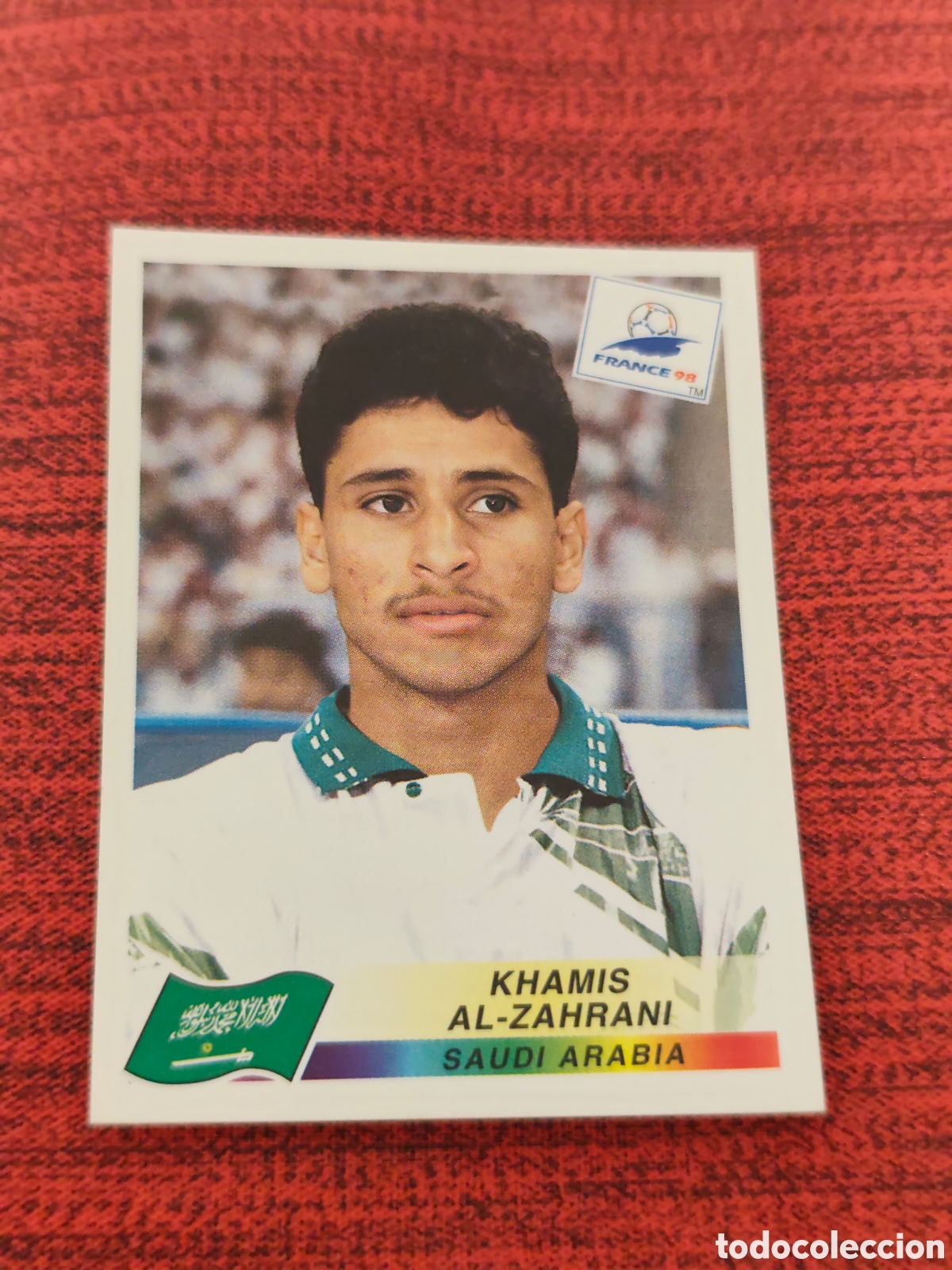 Fu&szlig;ball-Sticker: 201 AL-ZAHRANI ARABIA SAUDI FRANCE FRANCIA 98 PANINI