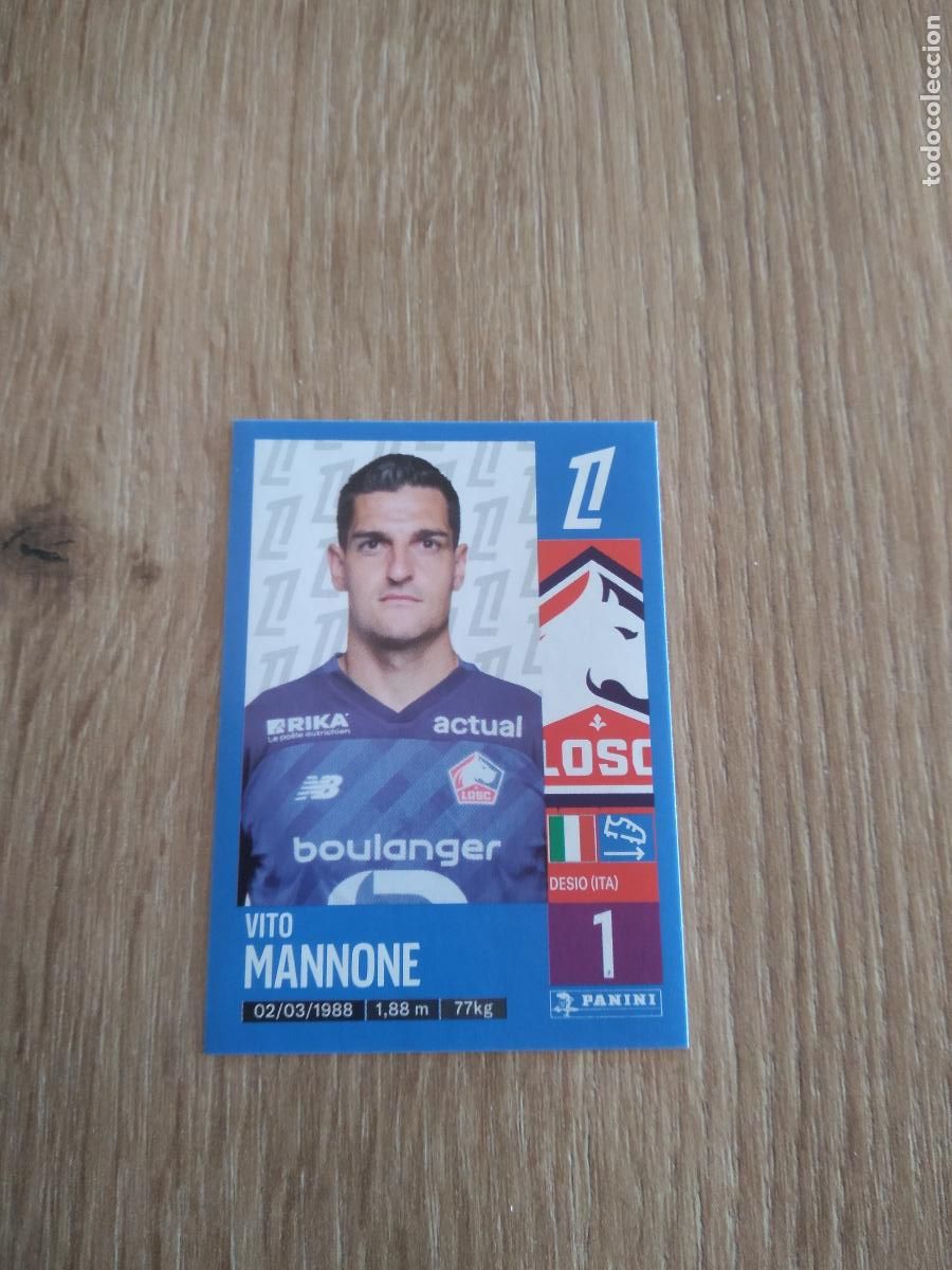 Fu&szlig;ball-Sticker: 156 VITO MANNONE LOSC LILLE CROMO FUTBOL PANINI LIGUE 1 FOOT 24-25 LIGA FRANCIA 2024-2025