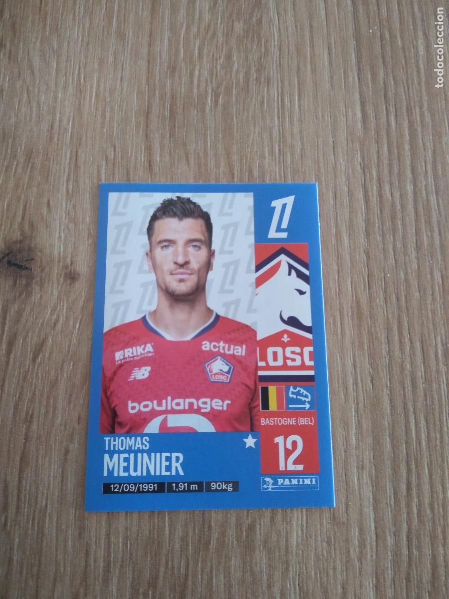 Fu&szlig;ball-Sticker: 163 THOMAS MEUNIER LOSC LILLE CROMO FUTBOL PANINI LIGUE 1 FOOT 24-25 LIGA FRANCIA 2024-2025