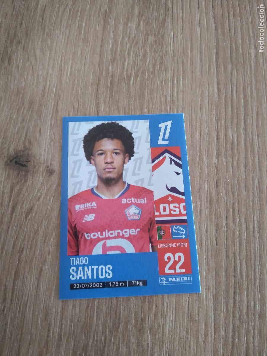 Fu&szlig;ball-Sticker: 164 TIAGO SANTOS LOSC LILLE CROMO FUTBOL PANINI LIGUE 1 FOOT 24-25 LIGA FRANCIA 2024-2025