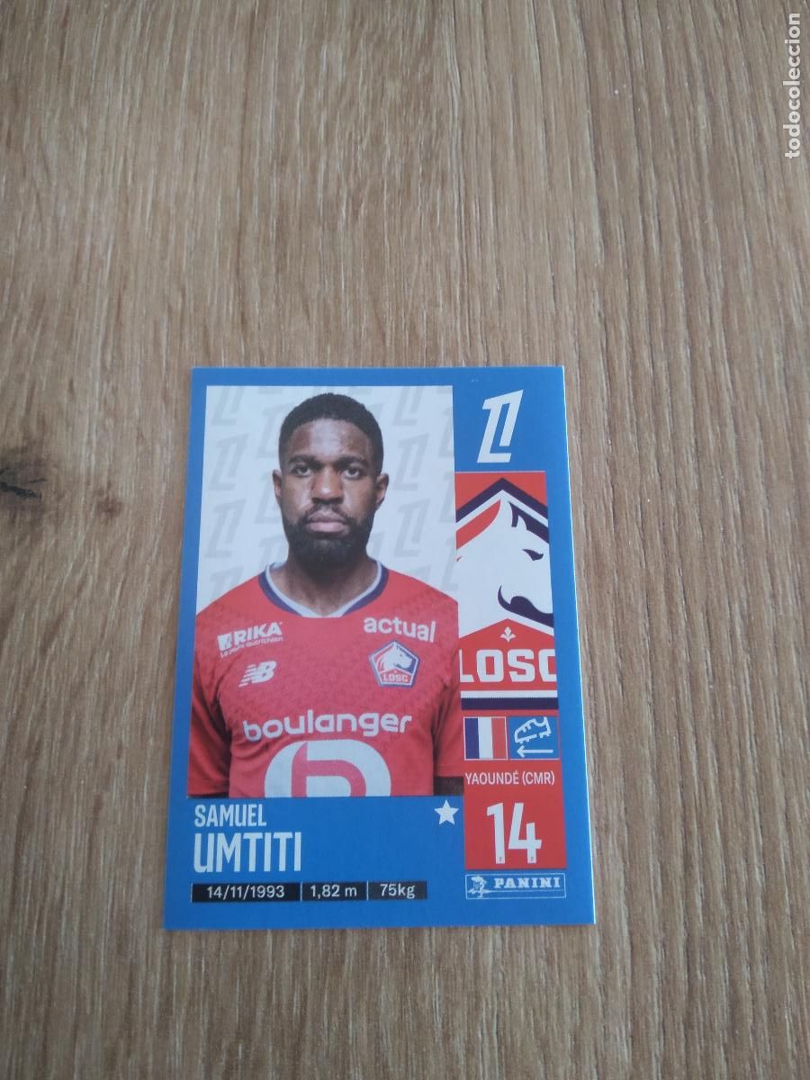 Fu&szlig;ball-Sticker: 165 SAMUEL UMTITI LOSC LILLE CROMO FUTBOL PANINI LIGUE 1 FOOT 24-25 LIGA FRANCIA 2024-2025