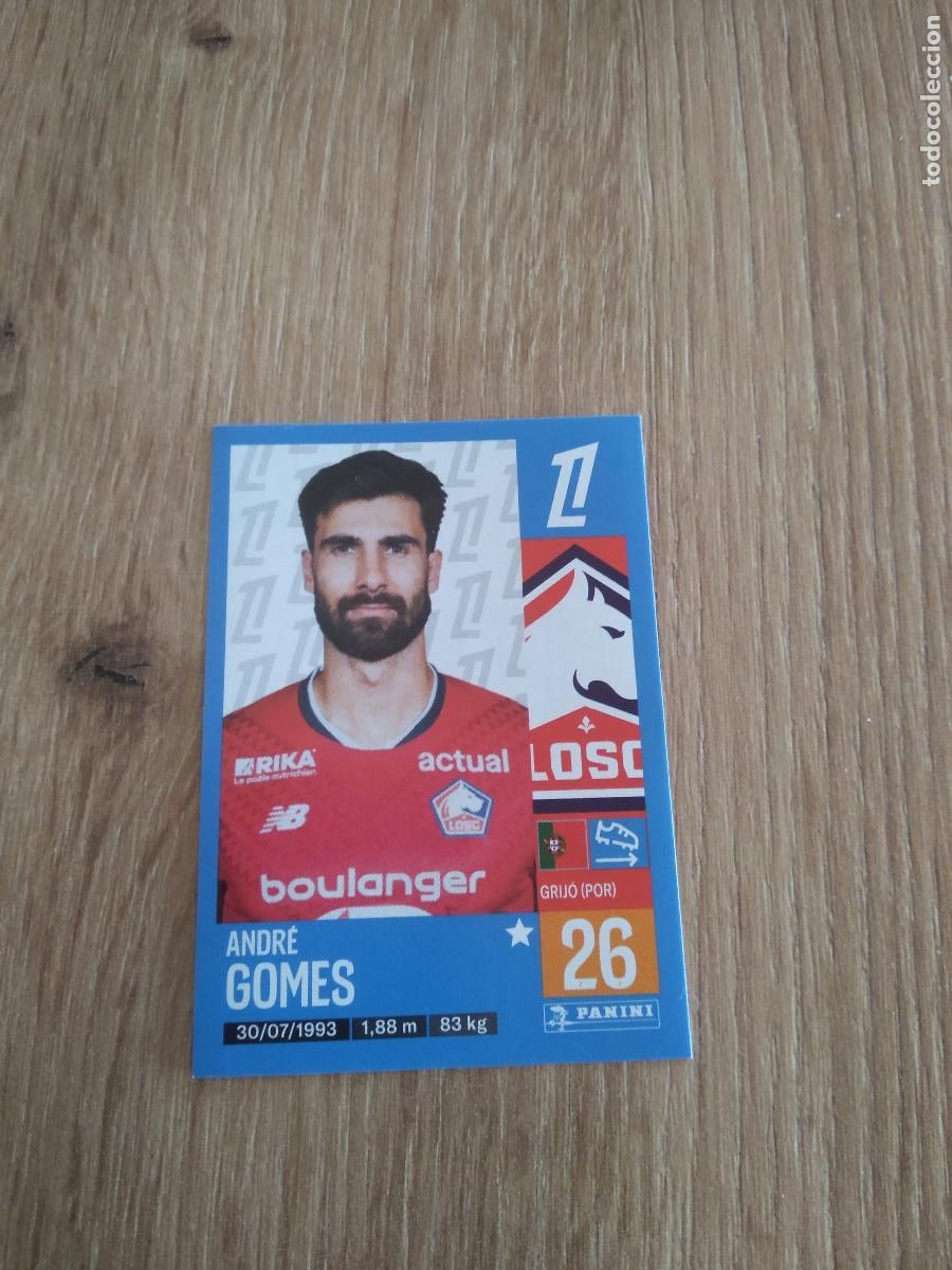 Cromos de F&uacute;tbol: 168 ANDRE GOMES LOSC LILLE CROMO FUTBOL PANINI LIGUE 1 FOOT 24-25 LIGA FRANCIA 2024-2025