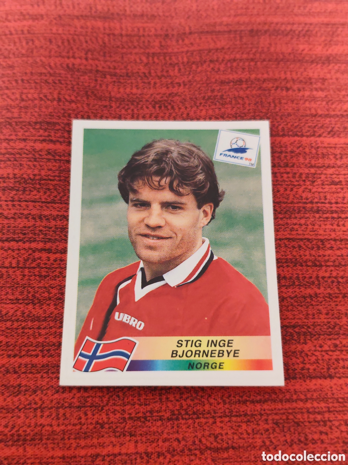 Cromos de F&uacute;tbol: 73 BJORNEBYE NORUEGA FRANCE FRANCIA 98 PANINI